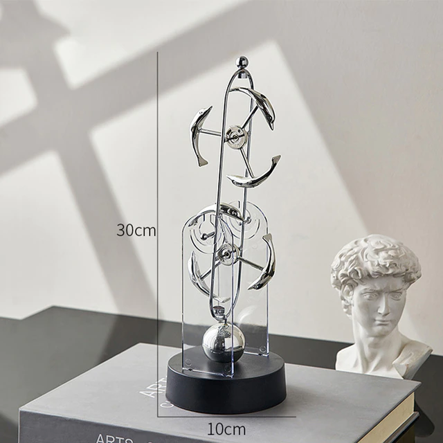 Modern Perpetual Motion Newton Cradle Ball Perpetual Motion Machine Balance Physics Toy - Image 2