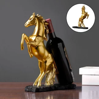 Resin Horse Wine Holder Home Decoration