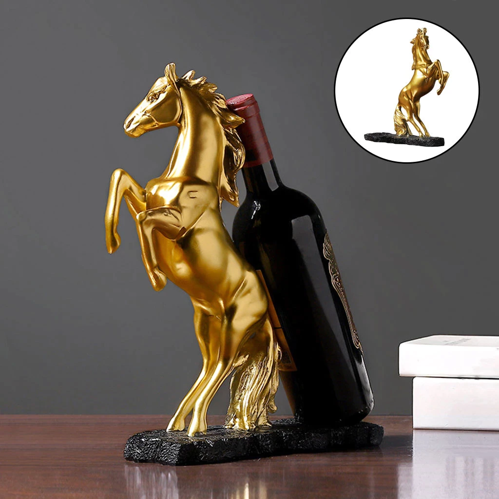 Resin Horse Wine Holder Home Decoration