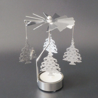 Candlesticks Rotating Carrousel Tea Light Candle Holder