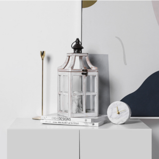 Vintage Nordic Wooden Candle Holder