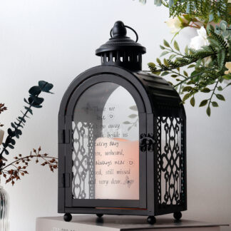 Metal Candle Holder Lantern Remembrance Lantern