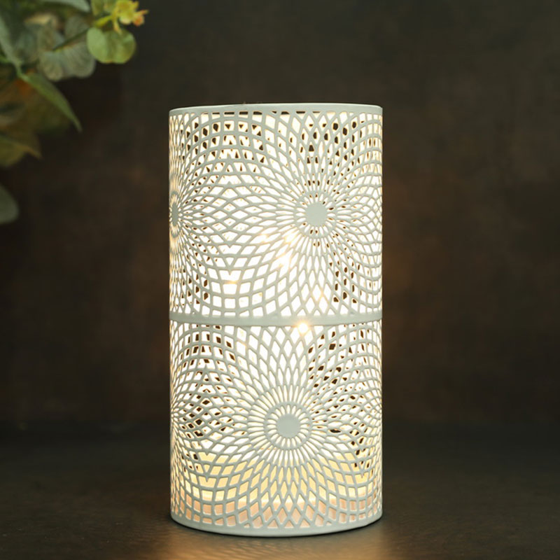 Battery Powered Table Lamp Modern Nordic Cylinder Lamp - Image 4
