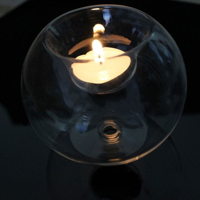 Crystal Glass Candle Holder - Image 3