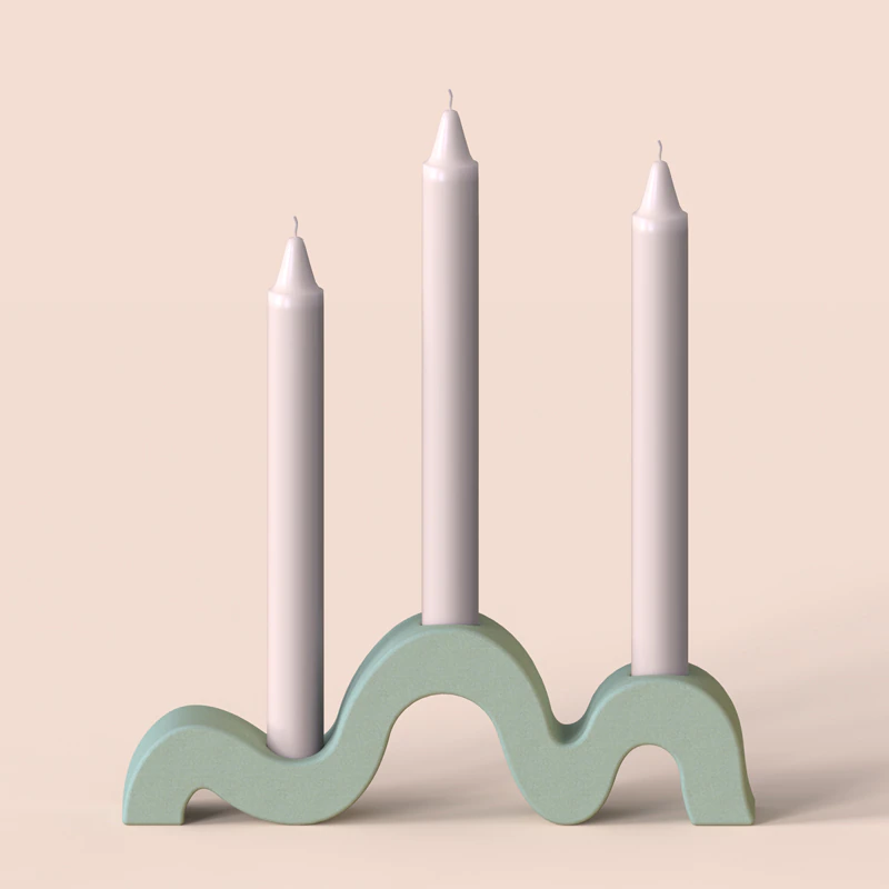 Pinkmore Silicone Mold For Concrete Candle Holder