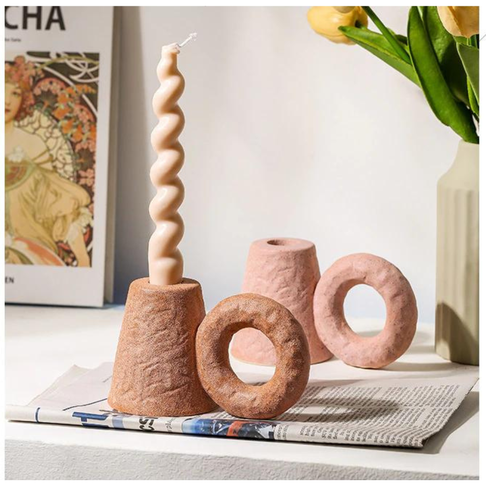 Ins Style Rustic Desktop Candle Holder - Image 3
