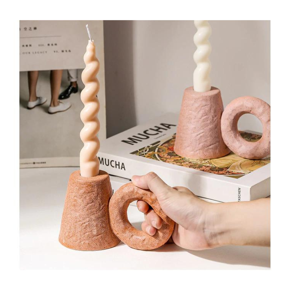 Ins Style Rustic Desktop Candle Holder - Image 4