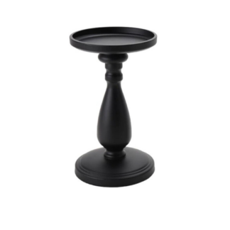 Black Rural Classical Candlestick Holder