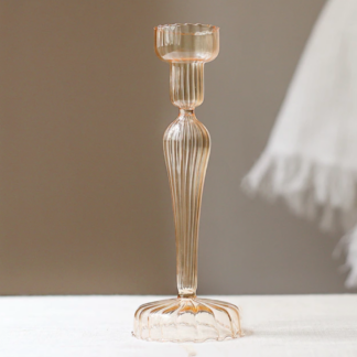 Decorative Candle Holders Clear Champagne Glass Flower Vase