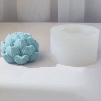Flower Ball Candle Silicone Mold, Lotus