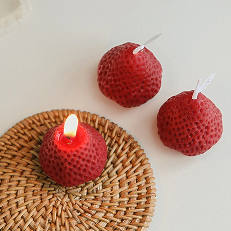 Strawberry Decorative Aromatic Candles - Image 5