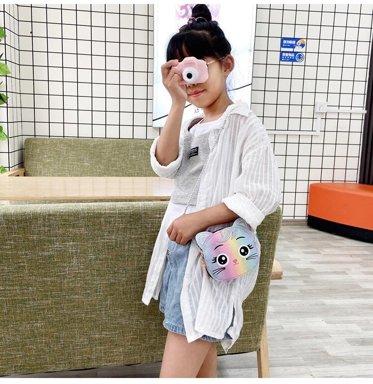 Cute Cartoon Cat Mini Crossbody Bag for Children - Image 5