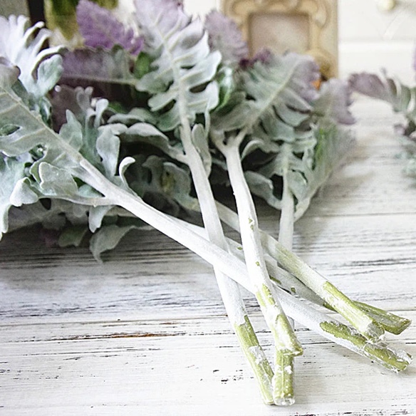 Artificial Flowers Silk Leaf Flocking Lagomorpha Home Decoration - Image 2