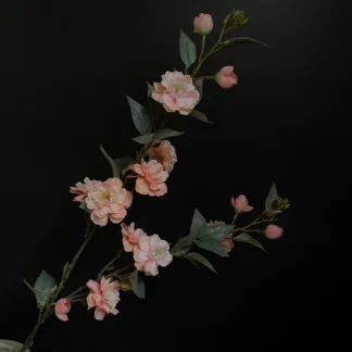 High-end Orange Pink Valley Camellia Long Branch Silk Artificial Flowers Home Decoration