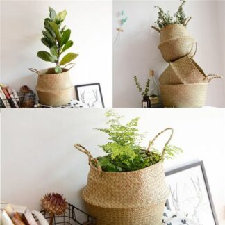 Wicker Basket Rattan Hanging Storage Basket