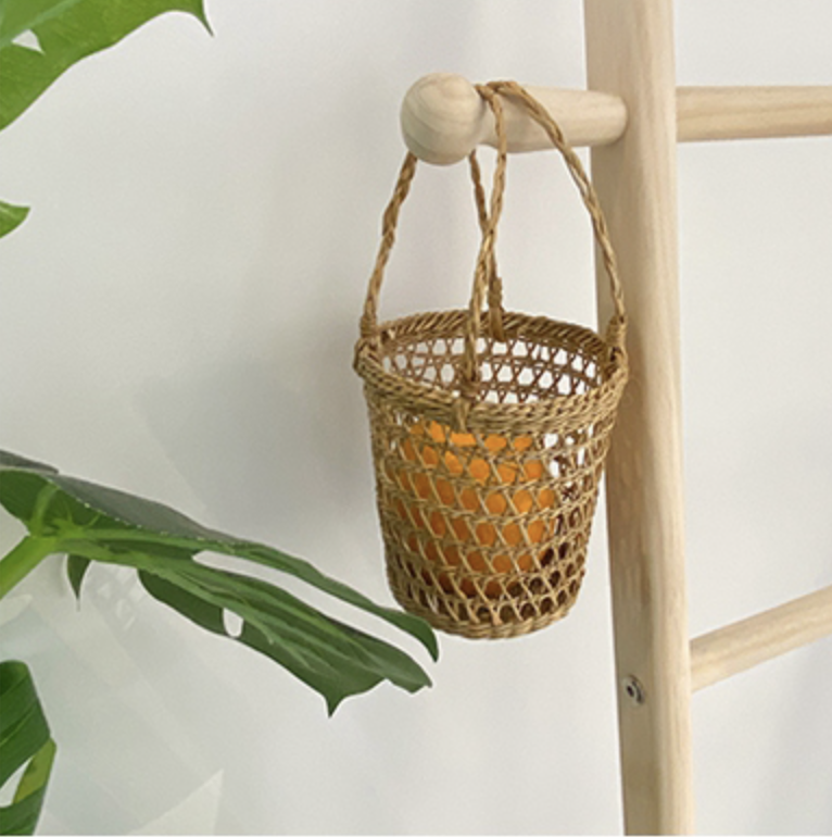 Mini Flower Basket / Portable Picnic Storage Basket - Image 2