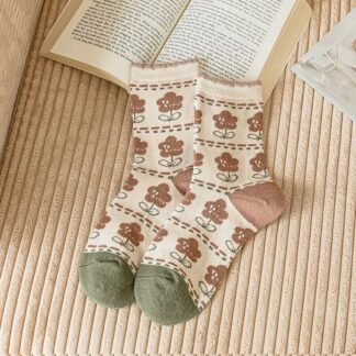 Flowers Pattern Women Socks