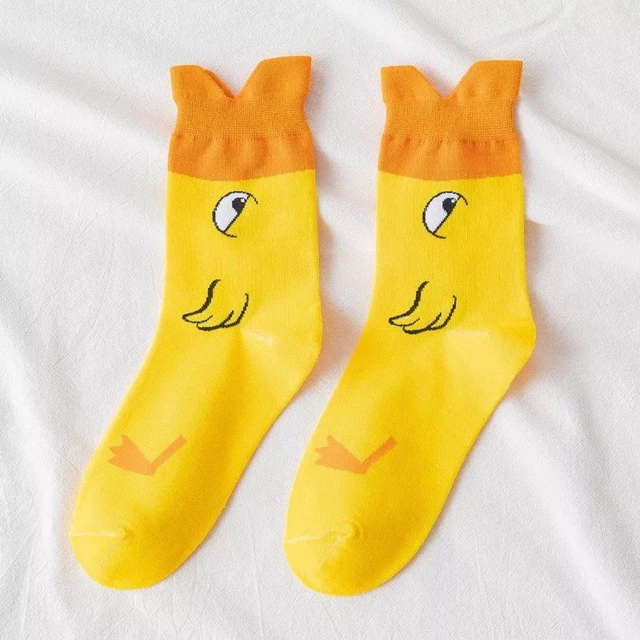Funny Kawaii Harajuku Cartoon Cotton Socks