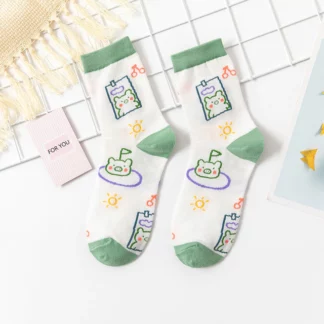 Korean Style Pig Design Cute Women Socks