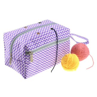 DIY Apparel Yarn Holder, Divider Needlework Storage, Purple