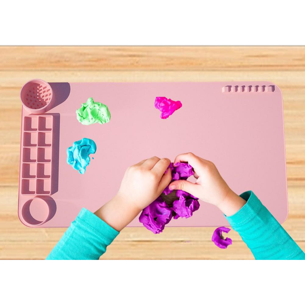 Large Silicone Drawing Board, Pink - Image 3