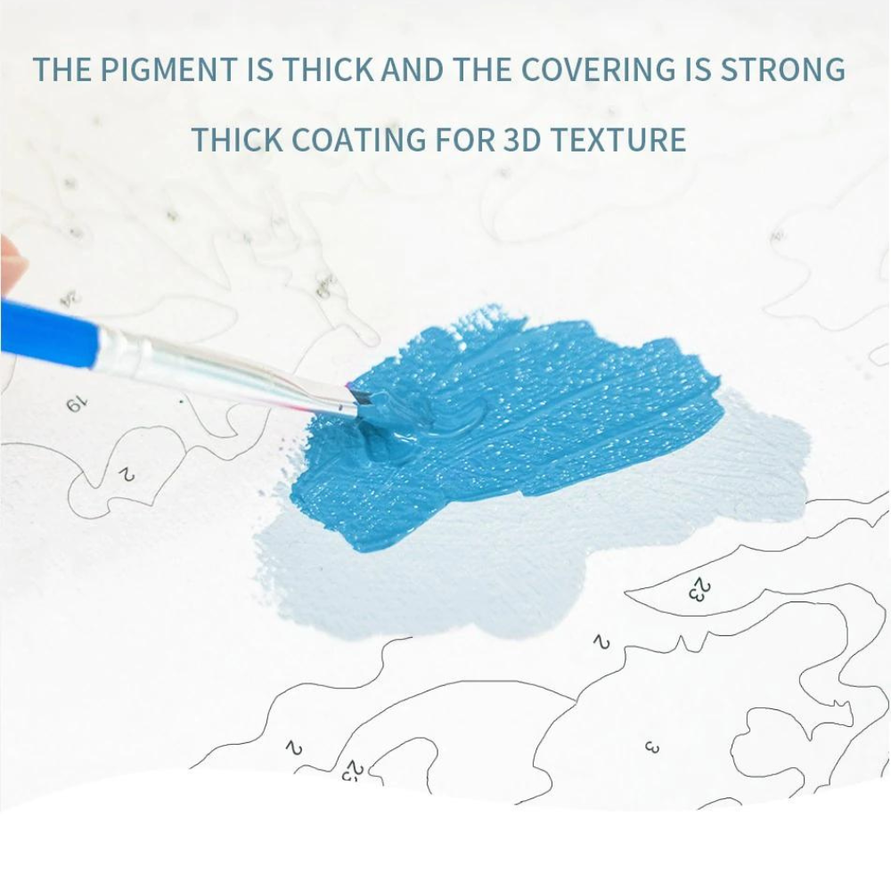 Chenistory Cat DIY Paint By Numbers, Cute Cat With Wool - Image 4