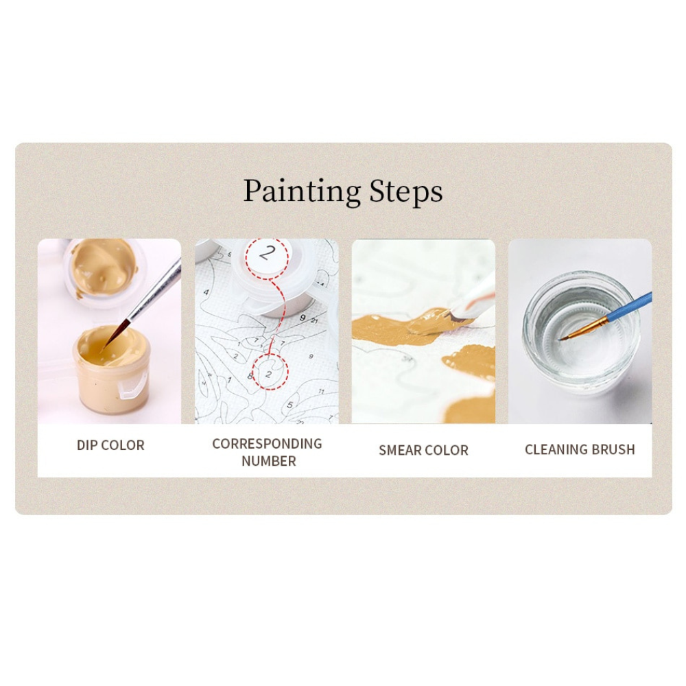 Chenistory Painting By Numbers Kits Diy Gift, Green Hill - Image 3