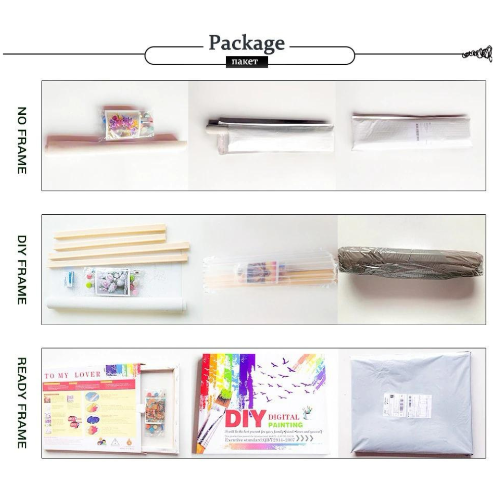 DIY Frame Paint By Numbers, Colorful Ancient Tree - Image 6