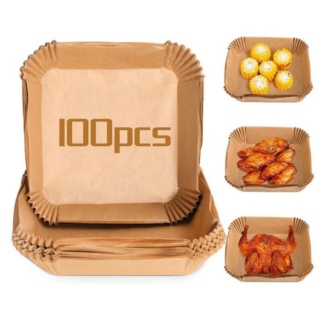Air Fryer Disposable Paper Liner Non-Stick Baking Paper, Square