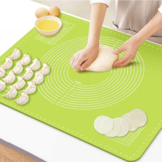 Silicone Baking Mat Pizza Dough Maker, Green