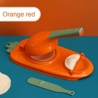 2 In 1 Dumpling Wrapper Mold Dumpling Skin Maker, Orange