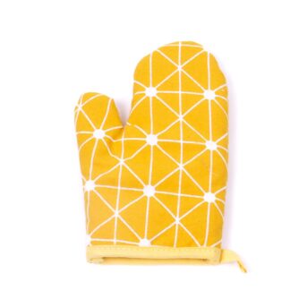 Cotton And Linen Baking Gloves Microwave Oven Gloves