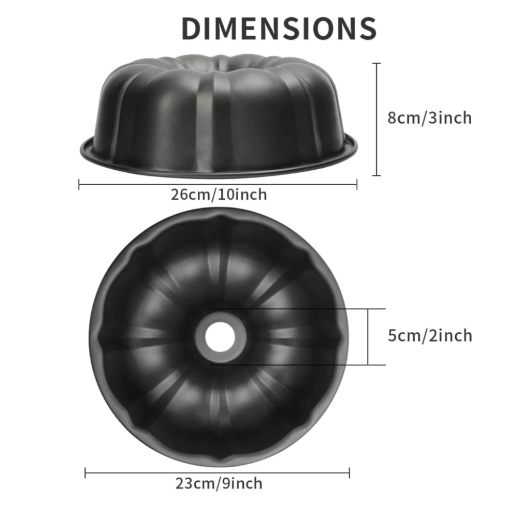 Sandwish 10 Inch Non-Stick Bunte Cake Pan - Image 3
