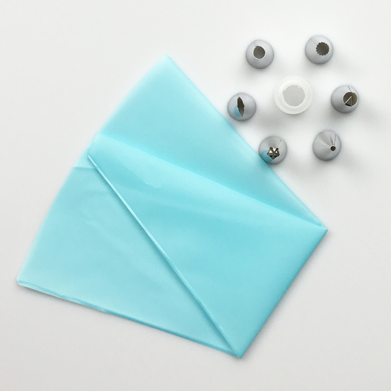 Silicone Kitchen Accessories Icing Piping Cream, Blue - Image 6