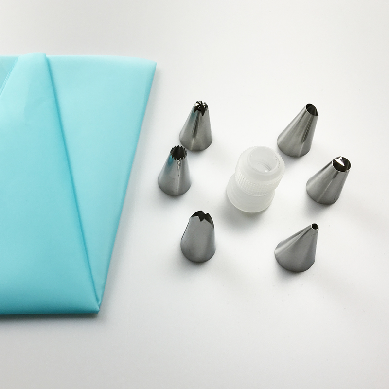 Silicone Kitchen Accessories Icing Piping Cream, Blue - Image 8