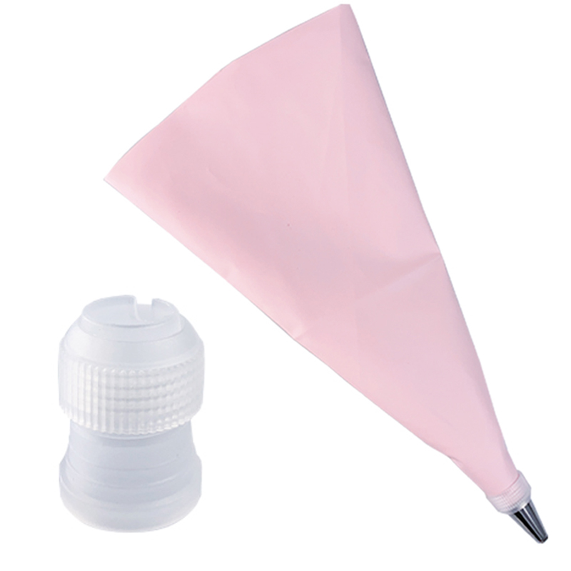 Silicone Kitchen Accessories Icing Piping Cream, Pink - Image 4