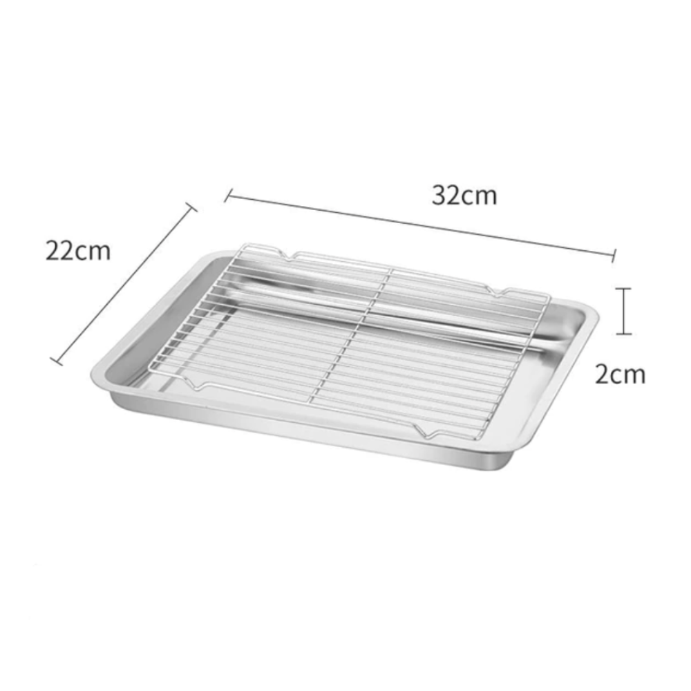 Rectangular Storage Plates Oven Baking Tray - Image 2