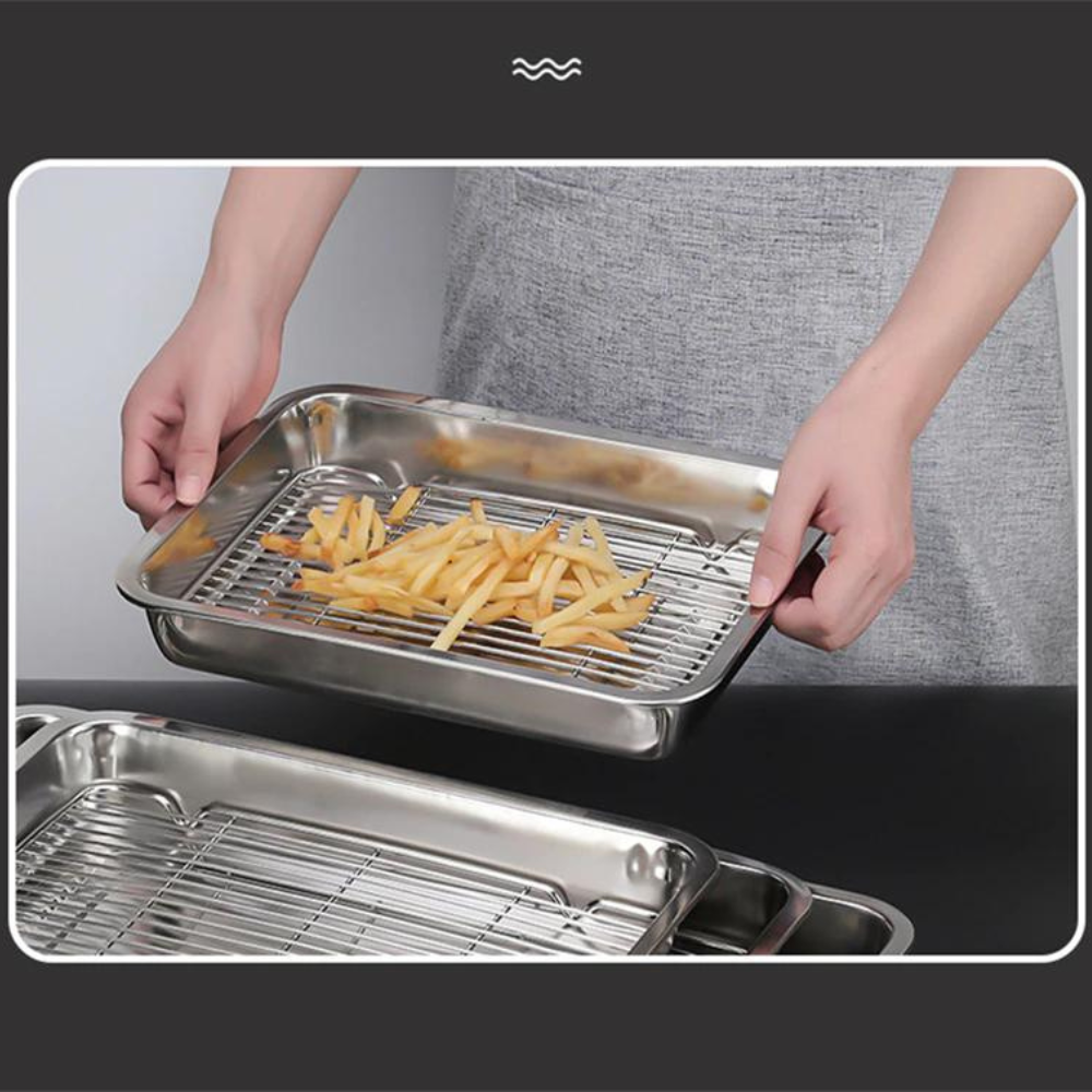 Rectangular Storage Plates Oven Baking Tray - Image 4
