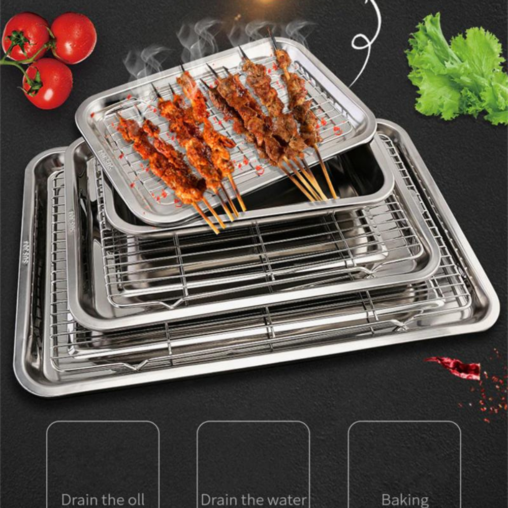 Rectangular Storage Plates Oven Baking Tray - Image 7
