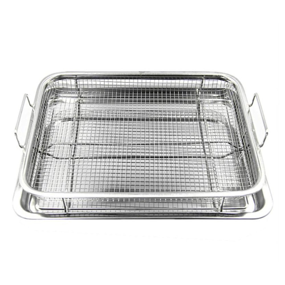Baking Tray Oil Frying Baking Pan Stainless Steel