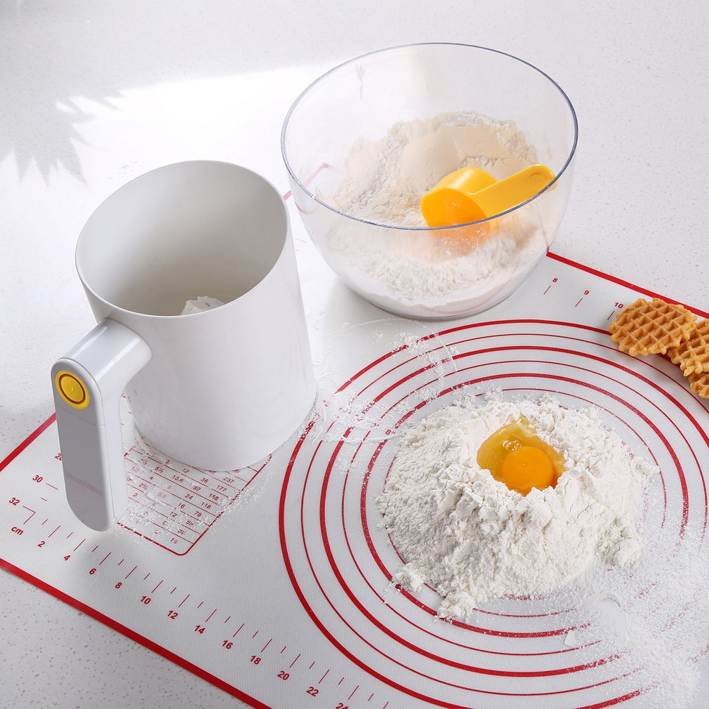 Handheld Electric Flour Sieve, Stainless Steel Flour Screen Cup - Image 6