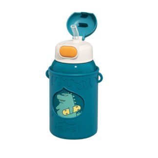 Cute Water Bottle Thermos Stainless Steel, Green