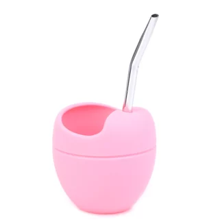 Silicon Yerba Mate Cup, Pink