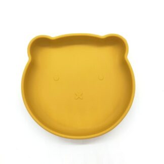 Children's Cute Cartoon Bear Baby Silicone Sucker Dishes