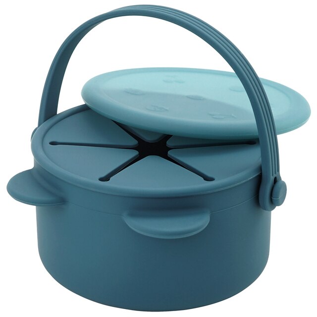 Baby Infant Learning Feeding Snack Cup With Silicone Lid