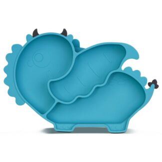 Baby Feeding Dishes Dinosaur Shape Silicone Platemat