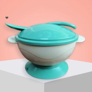 Blue Baby Feeding Sucker Bowl