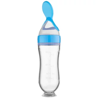 Squeezing Feeding Silicone Bottle