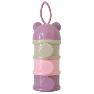 3-Layers Bear Style Portable Baby Milk Powder Box Food Container