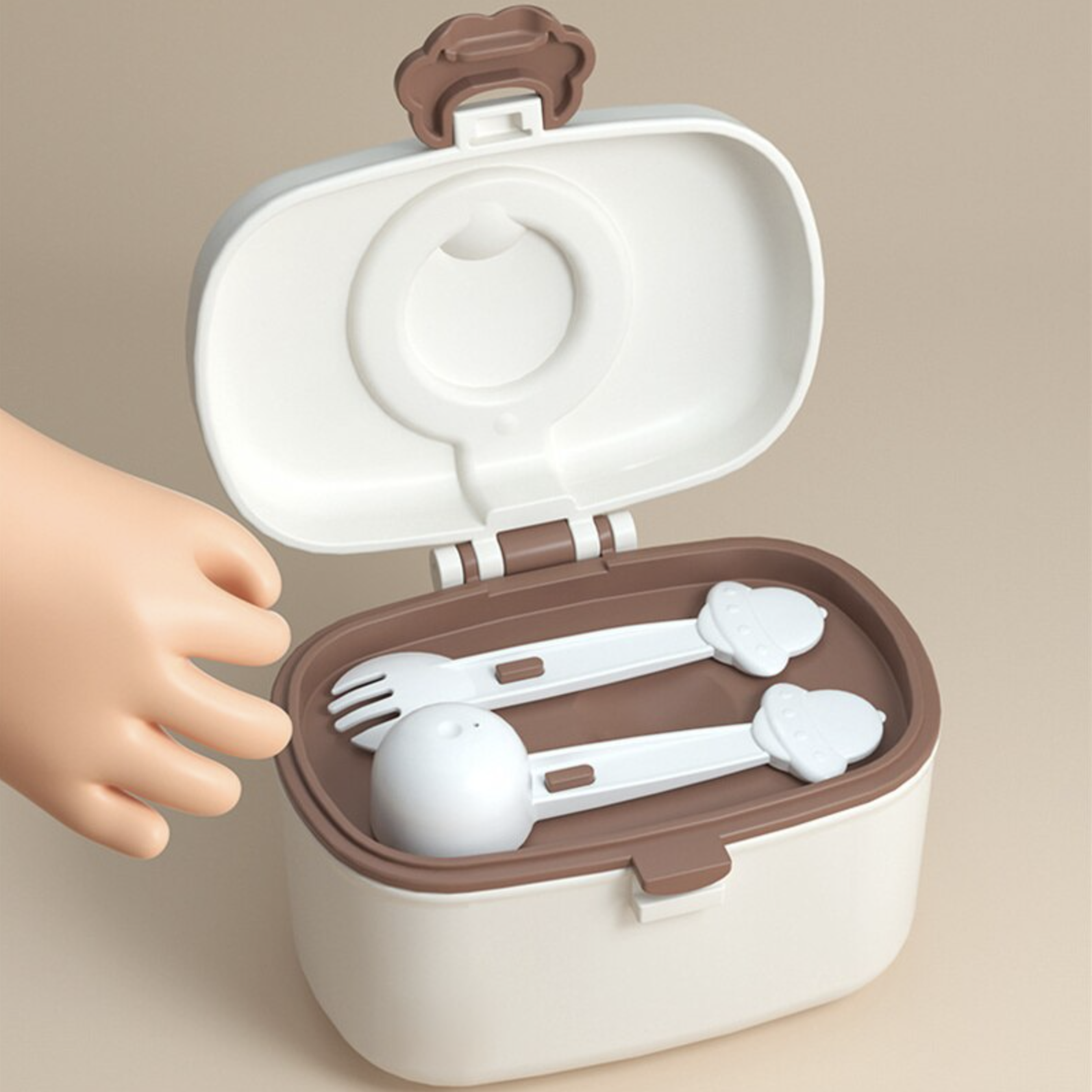 Portable Baby Milk Powder, Fruits, Snacks and Nuts Storage Containers BPA Free Non-Spill - Image 2